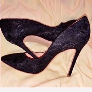 Edward Spiers Lace & Leather Heels. NEW!